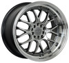 (Clearance - No Returns)(Must be a full set and cannot be combined with other offers)  19x8.5 F1R F21 Hyper Black w/ Polished Lip 5x112 5x4.5/114.3 42mm