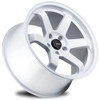 18x8.5 AVID.1 AV-06 Matte White 5x100 35mm