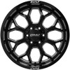 20x9 Built Off-Road BTO-1 Gloss Black Milled 8x180 0mm