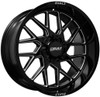 20x10 Built Off-Road BTO-3 Gloss Black Milled 5x5/127 5x5.5/139.7 -19mm