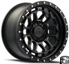 17x9 Reika R35 Rambler Satin Black (Flow Formed) 5x5/127 -12mm