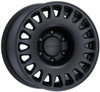 (Clearance - No Returns) 17x8.5 Nomad Off-Road 503 Sahara Satin Black (Flow Form) 6x120 0mm