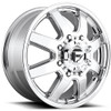 20x8.25 Fuel Off-Road Maverick Chrome Dually Front D536 8x6.5/165 122MM 121.5 C.B.
