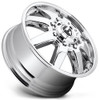 20x8.25 Fuel Off-Road Maverick Chrome Dually Front D536 8x6.5/165 122MM 121.5 C.B.