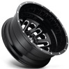 20x8.25 Fuel Off-Road Triton Black Milled Dually Rear Outer D581 8X200 -201MM 142.0 C.B.
