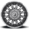 (Clearance - No Returns) 20x8.25 Fuel Off-Road Blitz Platinum Brushed & Tinted Dually Rear Outer D693 8X170 -227MM 125.1 C.B.