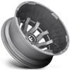 20x8.25 Fuel Off-Road Blitz Platinum Brushed & Tinted Dually Rear Outer D693 8X210 -221MM 154.3 C.B.