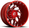 (Clearance - No Returns) 20x8.25 Fuel Off-Road Runner Candy Red Milled Dually Rear Outer D742 8X200 -202MM 142.0 C.B.
