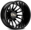20x8.25 Cali Off-Road Summit Dually Rear Lifted 9110D Gloss Black w/ Milled Spokes 8X170 -232MM 124.9 C.B.