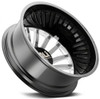 20x8.25 Cali Off-Road Summit Dually Rear 9110D Gloss Black w/ Milled Spokes 8X210 -192MM 154.2 C.B.