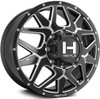 22x8.25 Hostile H402 Diablo Dually Front Blade Cut 8X210 123 MM 154.3 C.B.