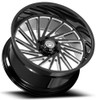 26x14 Artem Off-Road A205 Curvus Gloss Black Milled (Flow Formed) (* May Require Trimming) 8x170 -76mm