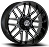 20x10 Artem Off-Road A202 Brutus Gloss Black Milled 6x135 6x5.5/139.7 -19mm