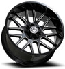 20x12 Artem Off-Road A202 Brutus Gloss Black Milled (* May Require Trimming) 5x5/127 5x5.5/139.7 -44mm