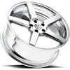 20x10 Modern Luxury ML1 Chrome 5x4.5/114.3 45mm