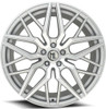 22x10.5 Modern Luxury ML3 Gloss Silver Machined 5x112 45mm