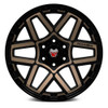 17x9 Mamba Off-Road M23 Matte Black w/ Bronze Face 5x5.5/139.7 12mm