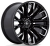 17x9 Fuel Off-Road Rebar 6 Gloss Black Milled D849 6x135 -12mm