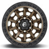 18x9 Fuel Off-Road Covert Bronze w/ Black Lip D696 8x6.5/165 -12mm