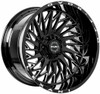 20x10 Lexani Off-Road Compass Gloss Black Milled 5x5/127 5x5.5/139.7 -18mm