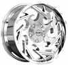 22x12 Lexani Off-Road Insane Chrome (* May Require Trimming) 6x135 6x5.5/139.7 -44mm