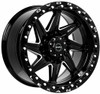 18x10 Lexani Off-Road Karma-8 Gloss Black Milled 8x6.5/165 0mm