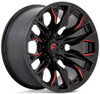 20x9 Fuel Off-Road Flame6  Gloss Black Milled w/ Candy Red D823 5x5/127 1mm