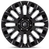18x9 Fuel Off-Road Quake Gloss Black Milled D828 8x180 1mm