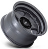 (Clearance - No Returns) 17x9 KMC KM728 Matte Anthracite 5x5/127 -38mm