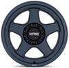17x8.5 KMC KM728 Metallic Blue 6x4.5/114.3 18mm