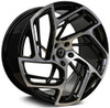 20x10.5 Marquee M1002 Gloss Black Machined 5x120 38mm
