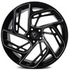 20x10.5 Marquee M1002 Gloss Black Milled 5x115 20mm