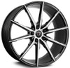 20x9 Marquee M1035 Gloss Black Machined (Flow Formed) 5x112 35mm