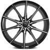 20x9 Marquee M1035 Gloss Black Machined (Flow Formed) 5x4.5/114.3 35mm