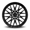 17x7.5 DRW D21 Gloss Black 4x4.25/108 4x4.5/114.3 38mm