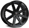 22x9.5 Marquee M3226B Gloss Black 6x5.5/139.7 25mm