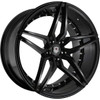 20x10.5 Marquee M3259 Gloss Black 5x4.5/114.3 38mm