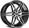 24x10 Marquee M3259B Gloss Black Machined 6x135 25mm