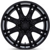 22x10 Fuel Off-Road Darkstar Matt Black w/ Gloss Black Lip FC853 8x180 -18mm
