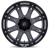 22x10 Fuel Off-Road Darkstar Matt Gunmetal w/ Gloss Black FC853 5x5/127 5x5.5/139.7 -18mm