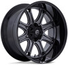 24x12 Fuel Off-Road Darkstar Matt Gunmetal w/ Gloss Black FC853 (* May Require Trimming) 8x6.5/165 -44mm