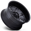 24x12 Fuel Off-Road Darkstar Matt Gunmetal w/ Gloss Black FC853 (* May Require Trimming) 8x6.5/165 -44mm