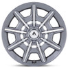 22x9 Asanti ABL-41 Gloss Anthracite Bright Machined Face 5x115 5x120 15mm