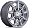 22x9 Asanti ABL-41 Gloss Anthracite Bright Machined Face 5x112 5x120 35mm