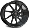 18x9 Marquee M8135 Gloss Black 5x120 38mm