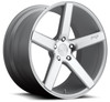 19x8.5 Niche Milan Silver Machined M135 5x4.5/114.3 35mm