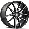 18x8 Touren TR94 Brushed w/ Dark Graphite Window 5x4.5/114.3 35mm