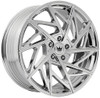 17x8 Mazzi Freestyle 377 Chrome 5x4.25/108 35mm