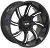20x9 ION Alloy 151 Gloss Black Milled 6x135 18mm