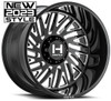 20x12 Hostile H131 Syclone Blade Cut (8 Lug) (* May Require Trimming) 8x6.5/165 -44mm